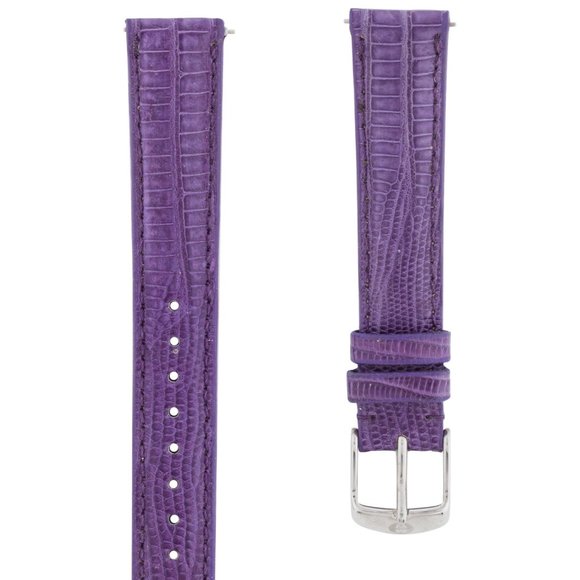 MICHELE 16mm Purple Lizard Watch Strap